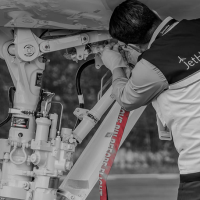 Professional aviation staff providing support for business aviation